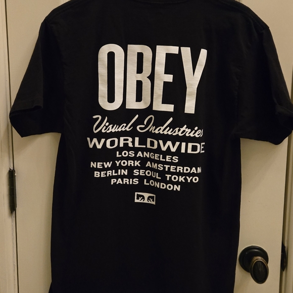 Obey Black Short Sleeve Tee - Picture 2 of 3
